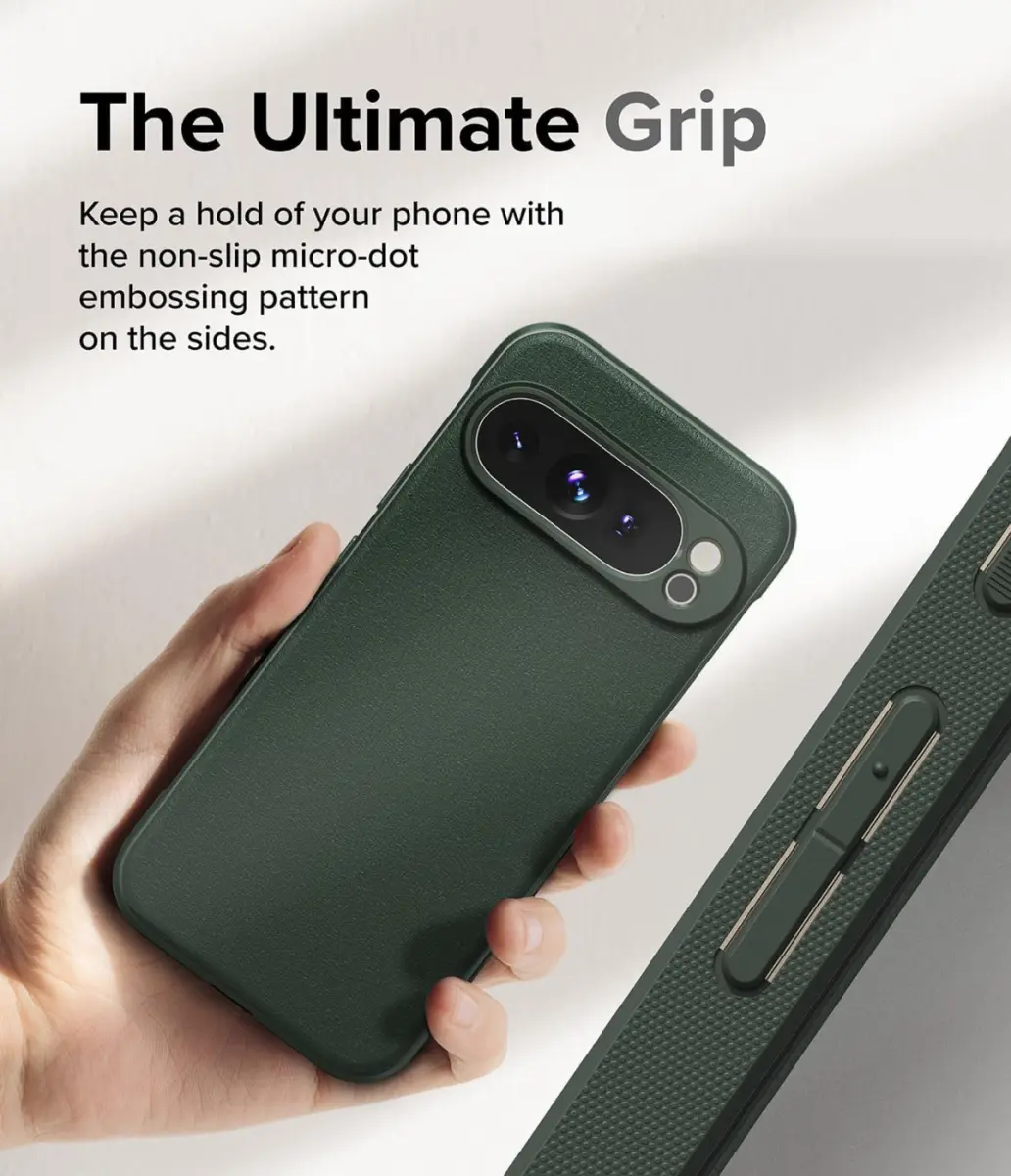 Ringke Onyx Google Pixel 9 Pro Hoesje Flexibel TPU Back Cover Groen afbeelding 4