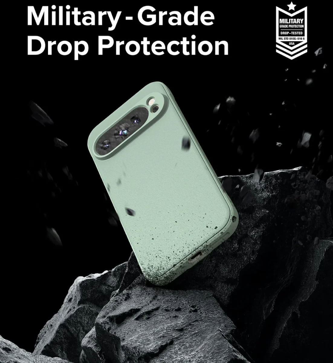 Ringke Onyx Google Pixel 9 Pro Hoesje Flexibel TPU Back Cover Mint Groen afbeelding 4