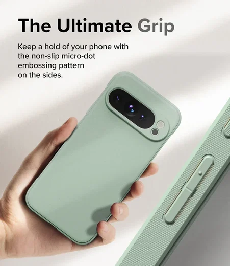 Ringke Onyx Google Pixel 9 Pro Hoesje Flexibel TPU Back Cover Mint Groen afbeelding 5