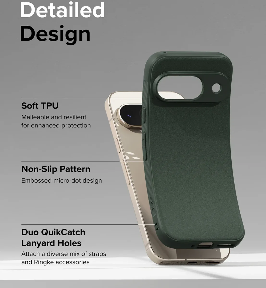 Ringke Onyx Google Pixel 9 Hoesje Flexibel TPU Back Cover Groen afbeelding 7