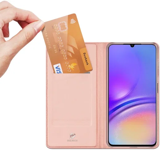 Dux Ducis Skin Pro Samsung Galaxy A06 Hoesje Portemonnee Roze afbeelding 2