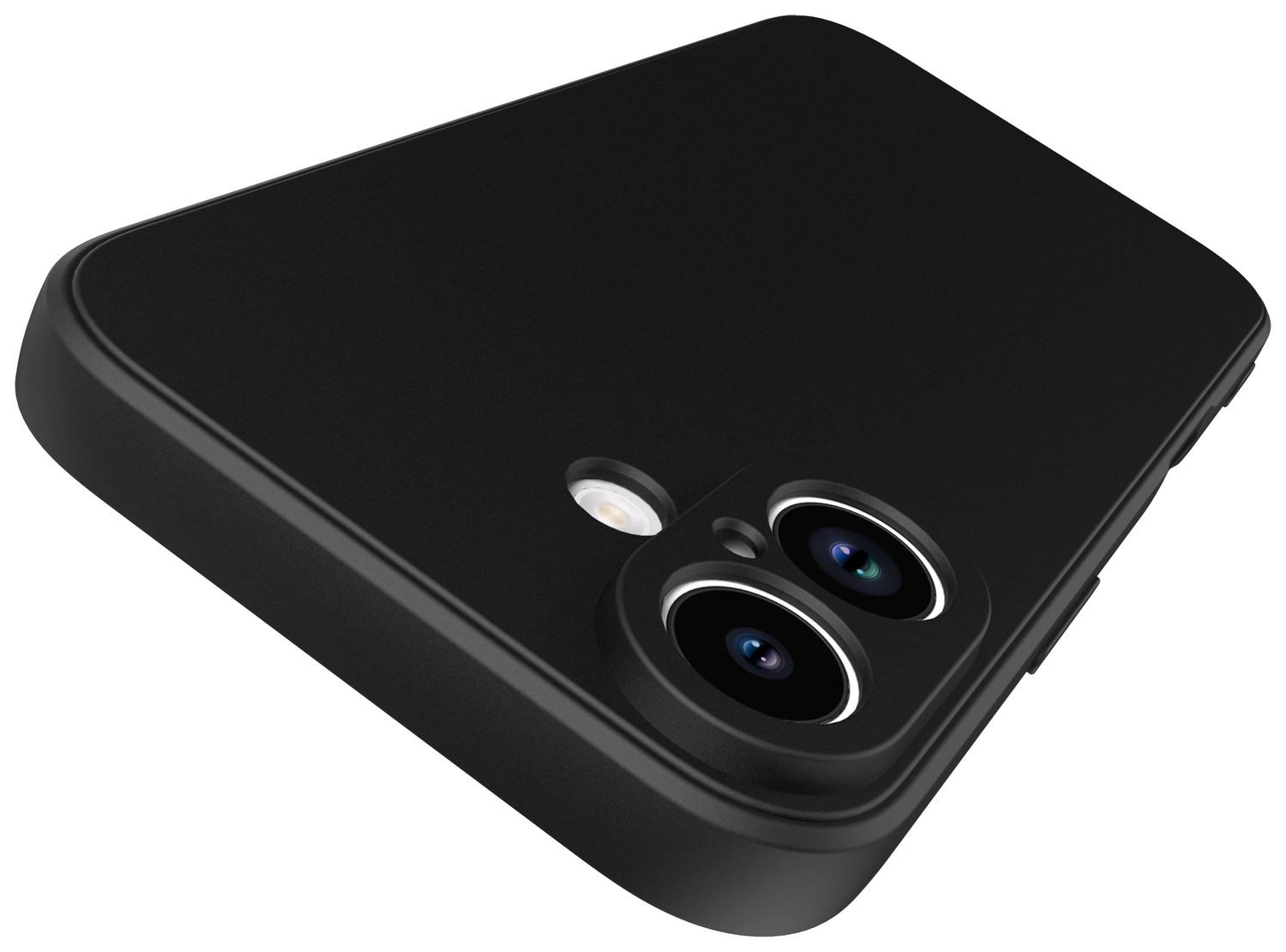 Apple iPhone 16 Hoesje met Camera Bescherming Dun TPU Back Cover Zwart afbeelding 8