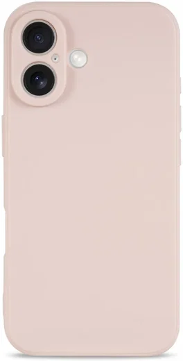 Apple iPhone 16 Hoesje met Camera Bescherming Dun TPU Back Cover Roze afbeelding 2