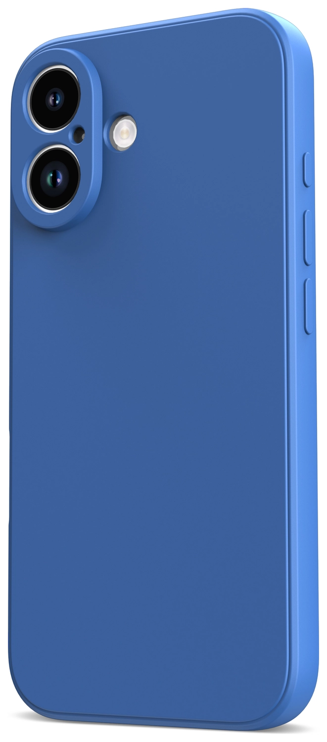 Apple iPhone 16 Hoesje met Camera Bescherming Dun TPU Back Cover Blauw afbeelding 8