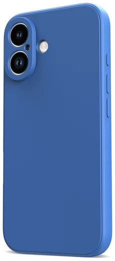 Apple iPhone 16 Hoesje met Camera Bescherming Dun TPU Back Cover Blauw afbeelding 8