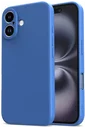 Apple iPhone 16 Hoesje met Camera Bescherming Dun TPU Back Cover Blauw