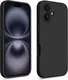Apple iPhone 16 Plus Hoesje met Camera Bescherming Dun TPU Back Cover Zwart afbeelding 1