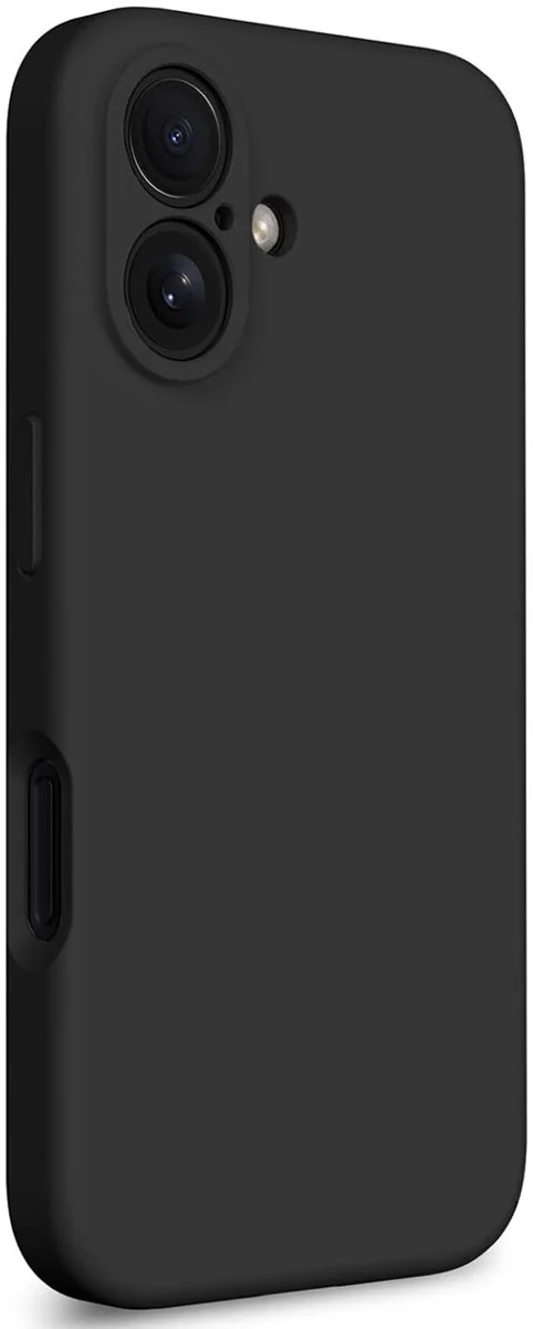 Apple iPhone 16 Plus Hoesje met Camera Bescherming Dun TPU Back Cover Zwart afbeelding 2