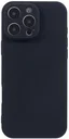 Apple iPhone 16 Pro Hoesje met Camera Bescherming Dun TPU Back Cover Zwart