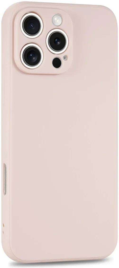 Apple iPhone 16 Pro Hoesje met Camera Bescherming Dun TPU Back Cover Roze afbeelding 5