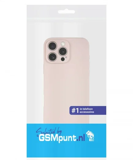 Apple iPhone 16 Pro Hoesje met Camera Bescherming Dun TPU Back Cover Roze afbeelding 9