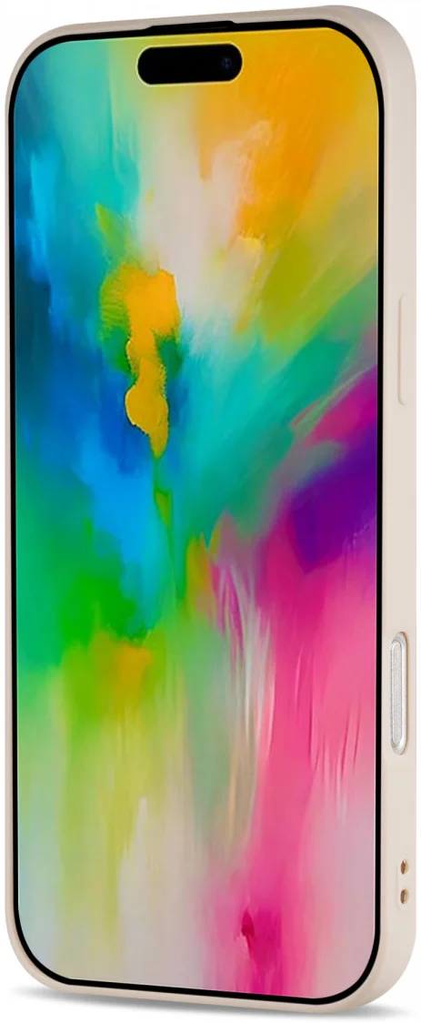 Apple iPhone 16 Pro Hoesje met Camera Bescherming Dun TPU Back Cover Beige afbeelding 8