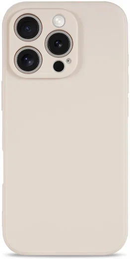 Apple iPhone 16 Pro Max Hoesje met Camera Bescherming Dun TPU Back Cover Beige afbeelding 6