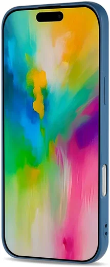 Apple iPhone 16 Pro Max Hoesje met Camera Bescherming Dun TPU Back Cover Blauw afbeelding 3