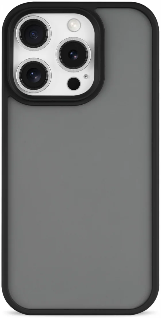 Apple iPhone 16 Pro Hoesje Back Cover Matte Zwart afbeelding 6