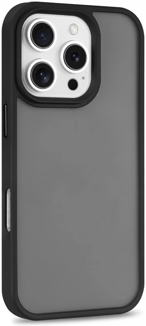 Apple iPhone 16 Pro Hoesje Back Cover Matte Zwart afbeelding 8