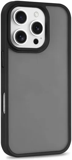 Apple iPhone 16 Pro Hoesje Back Cover Matte Zwart afbeelding 8