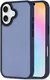 Apple iPhone 16 Pro Hoesje Back Cover Matte Blauw afbeelding 1