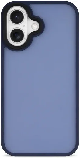 Apple iPhone 16 Pro Hoesje Back Cover Matte Blauw afbeelding 8