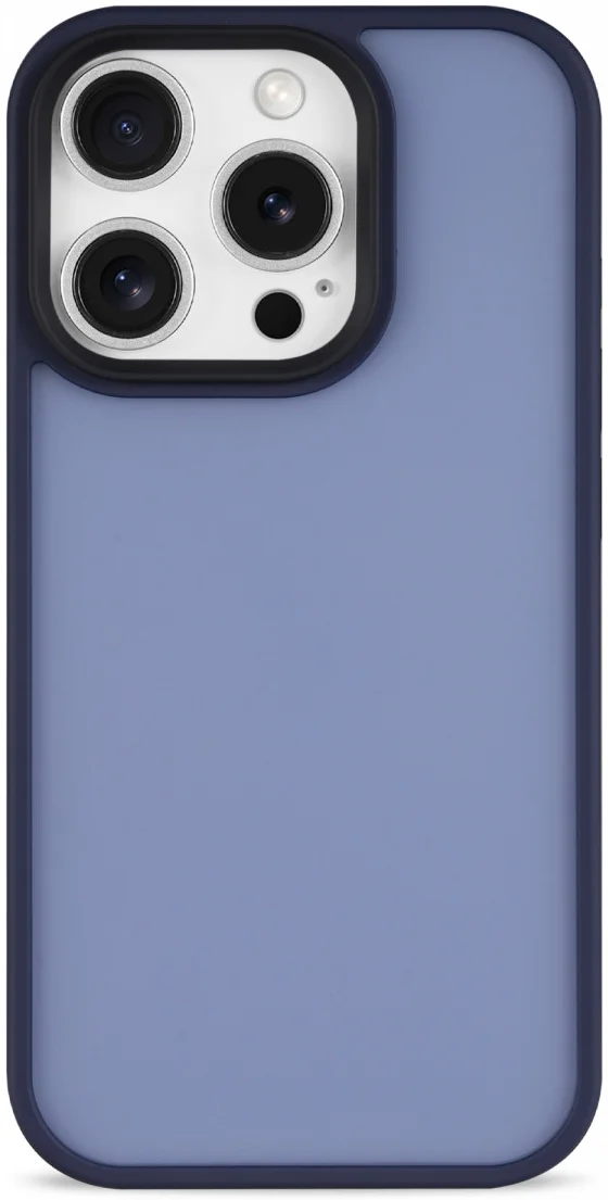 Apple iPhone 16 Pro Max Hoesje Back Cover Matte Blauw afbeelding 5