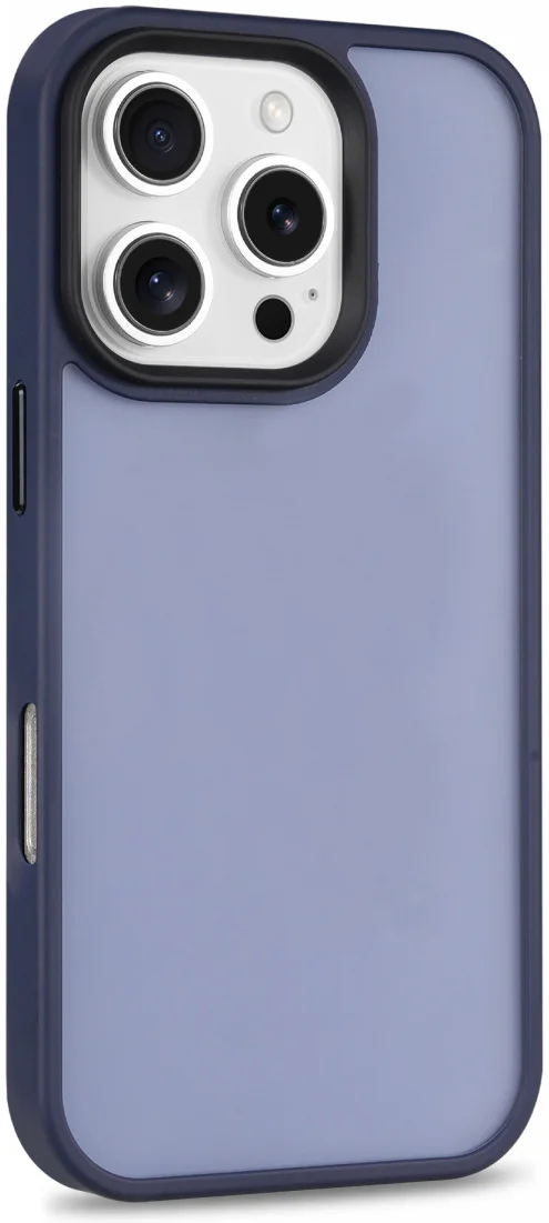 Apple iPhone 16 Pro Max Hoesje Back Cover Matte Blauw afbeelding 8