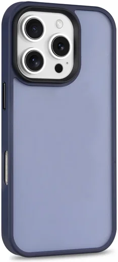Apple iPhone 16 Pro Max Hoesje Back Cover Matte Blauw afbeelding 8