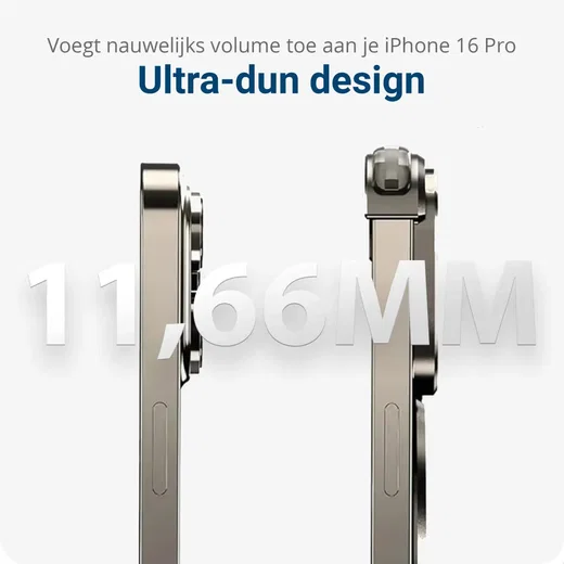 Apple iPhone 16 Pro Hoesje Metal Corner Frame Case MagSafe Titanium afbeelding 3