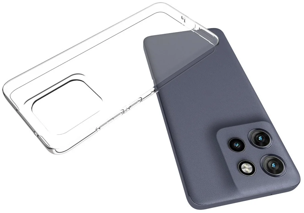 Motorola Edge 50 Hoesje Dun TPU Back Cover Transparant afbeelding 5
