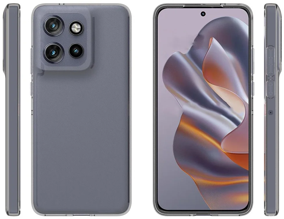 Motorola Edge 50 Hoesje Dun TPU Back Cover Transparant afbeelding 8