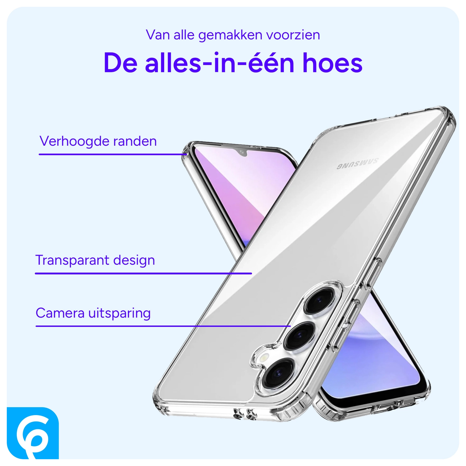 Samsung Galaxy A16 Hoesje Dun TPU Back Cover Transparant afbeelding 5