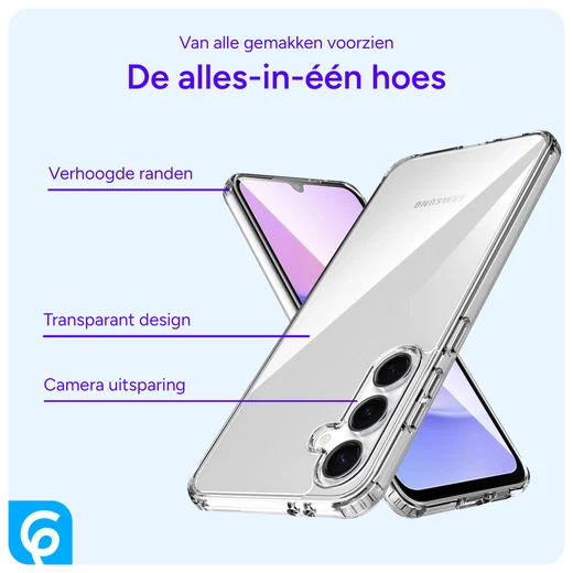 Samsung Galaxy A16 Hoesje Dun TPU Back Cover Transparant afbeelding 5