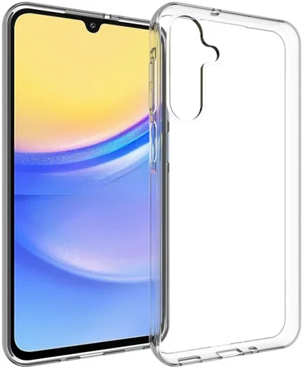 Samsung Galaxy A16 Hoesje Dun TPU Back Cover Transparant afbeelding 1