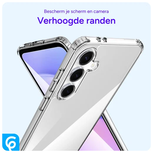 Samsung Galaxy A16 Hoesje Dun TPU Back Cover Transparant afbeelding 2