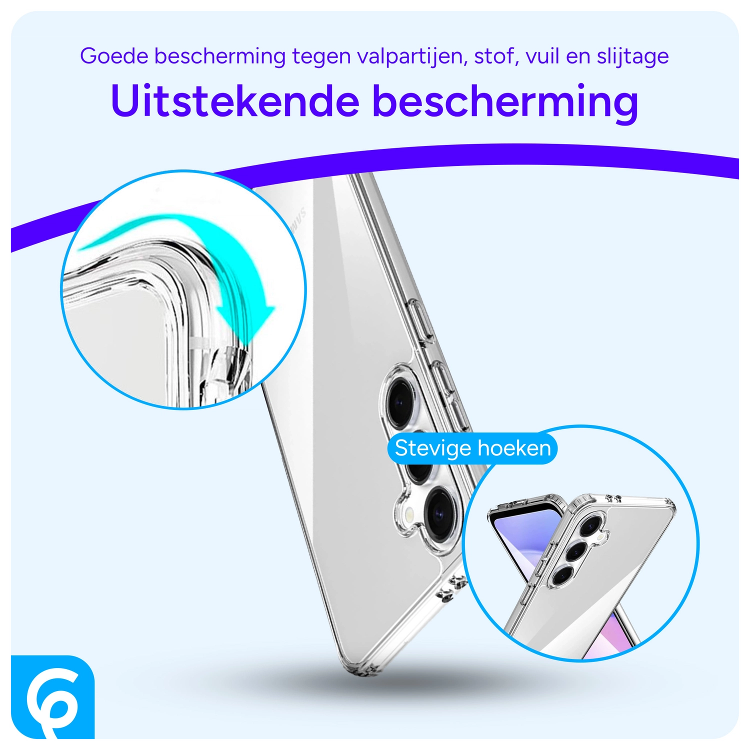 Samsung Galaxy A16 Hoesje Dun TPU Back Cover Transparant afbeelding 3