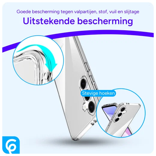 Samsung Galaxy A16 Hoesje Dun TPU Back Cover Transparant afbeelding 3