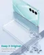 Samsung Galaxy A16 Hoesje Schokbestendig en Dun TPU Back Cover Transparant afbeelding 4
