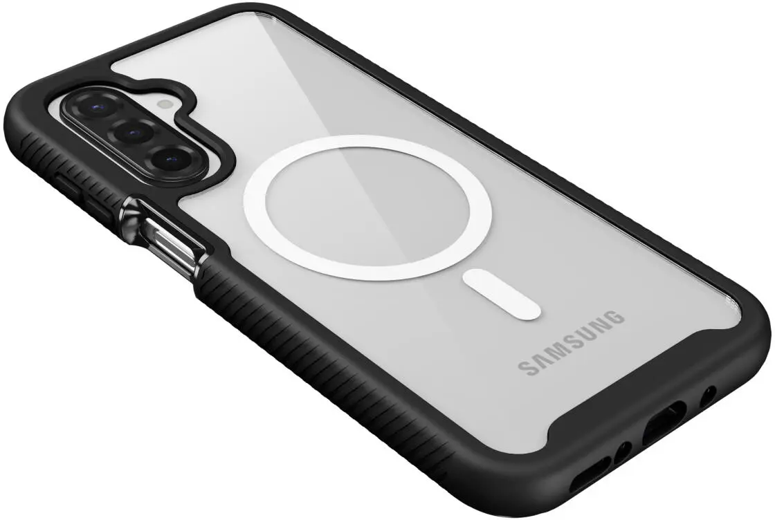 Samsung Galaxy A16 Hoesje Full Protect 360° Cover met MagSafe Zwart afbeelding 5