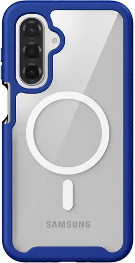 Samsung Galaxy A16 Hoesje Full Protect 360° Cover met MagSafe Blauw afbeelding 5