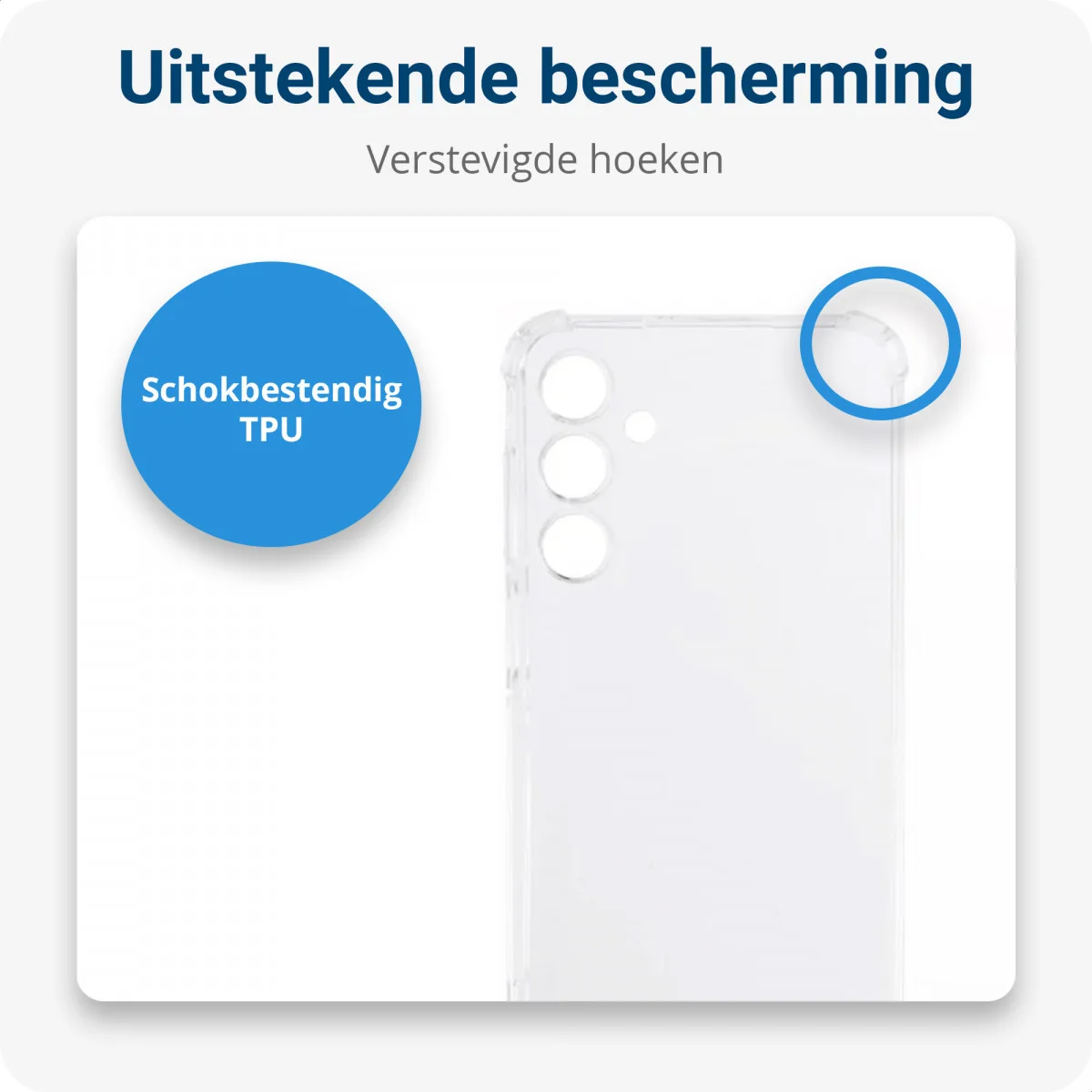 Samsung Galaxy A16 Hoesje met Koord Schokbestendig TPU Transparant afbeelding 2