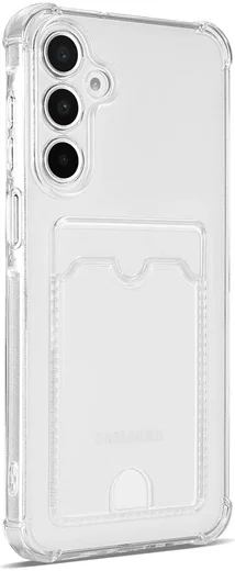 Samsung Galaxy A16 Hoesje Dun TPU met Pasjeshouder Back Cover Transparant afbeelding 10