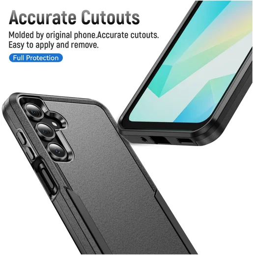 Samsung Galaxy A16 Hoesje Schokbestendige Hardcase Back Cover Zwart afbeelding 7