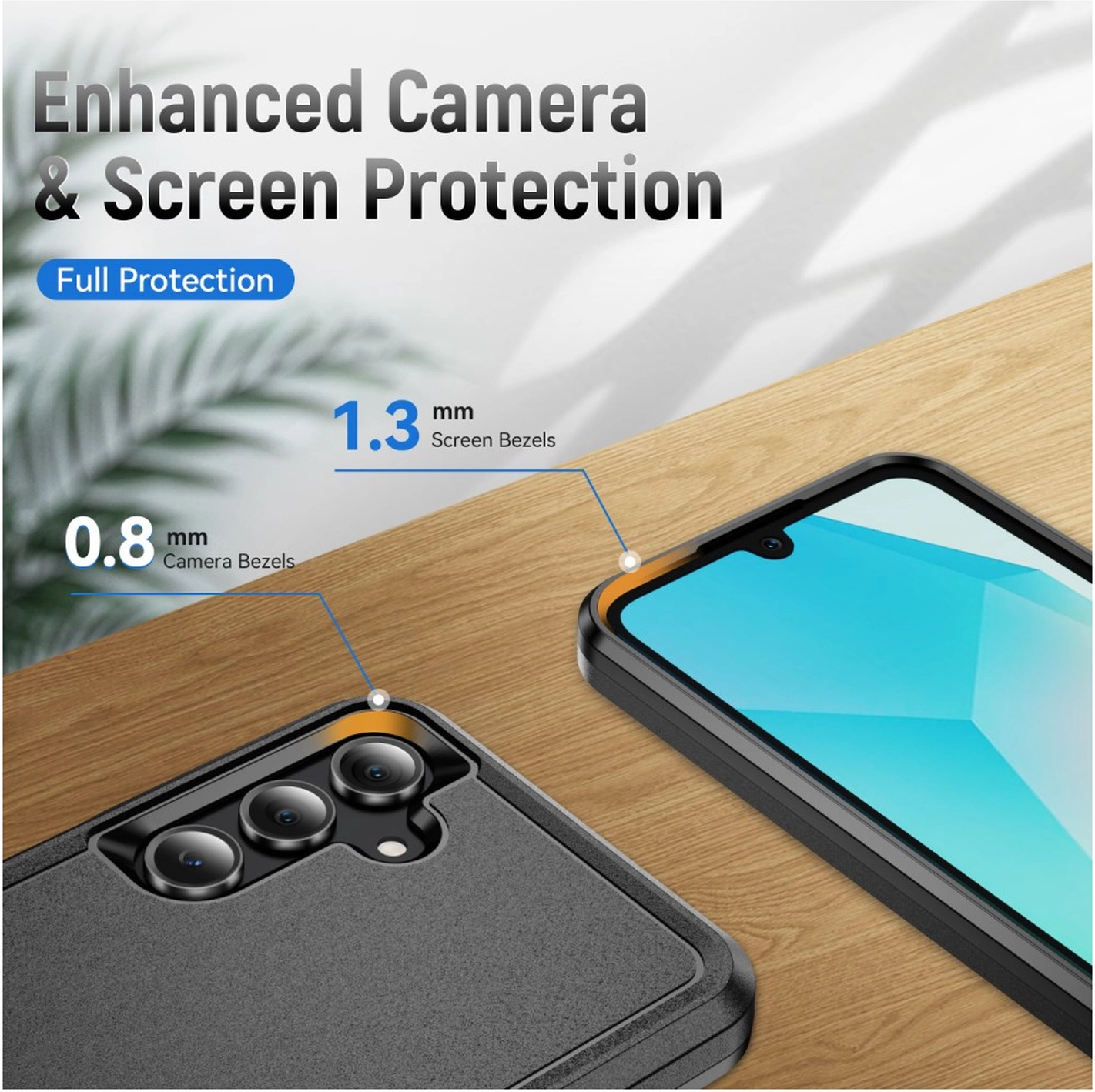 Samsung Galaxy A16 Hoesje Schokbestendige Hardcase Back Cover Zwart afbeelding 8