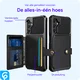 Samsung Galaxy A16 Hoesje 3-in-1 Pasjes Portemonnee Back Cover Zwart afbeelding 6