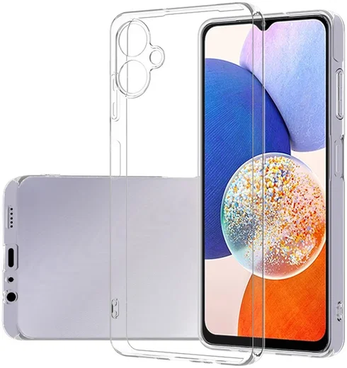 Samsung Galaxy A06 Hoesje Dun TPU Back Cover Transparant afbeelding 1