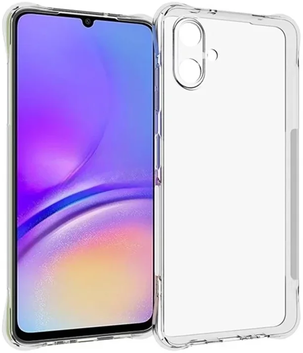 Samsung Galaxy A06 Hoesje Schokbestendig en Dun TPU Back Cover Transparant afbeelding 1