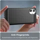 Samsung Galaxy A06 Hoesje Geborsteld TPU Flexibele Back Cover Zwart afbeelding 5