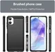 Samsung Galaxy A06 Hoesje Geborsteld TPU Flexibele Back Cover Zwart afbeelding 8