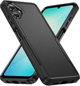 Samsung Galaxy A06 Hoesje Schokbestendige Hardcase Back Cover Zwart