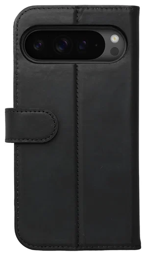 Rosso Elite Google Pixel 9 Pro XL Hoesje MagSafe Book Case Echt Leer Zwart afbeelding 8