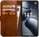 Rosso Element Xiaomi 14T Pro Hoesje Book Case Wallet Bruin